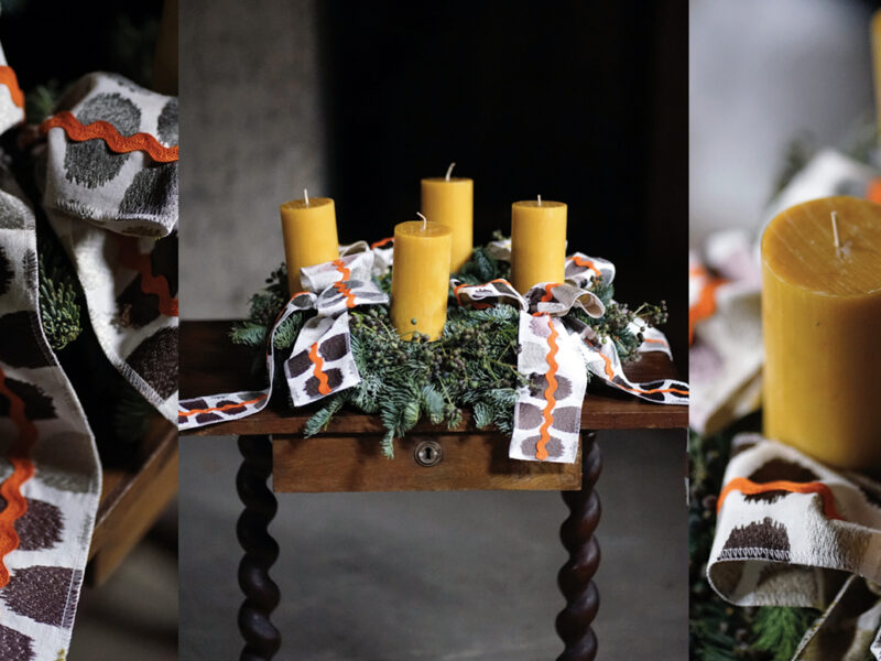 Christmas wreath making by IRMA