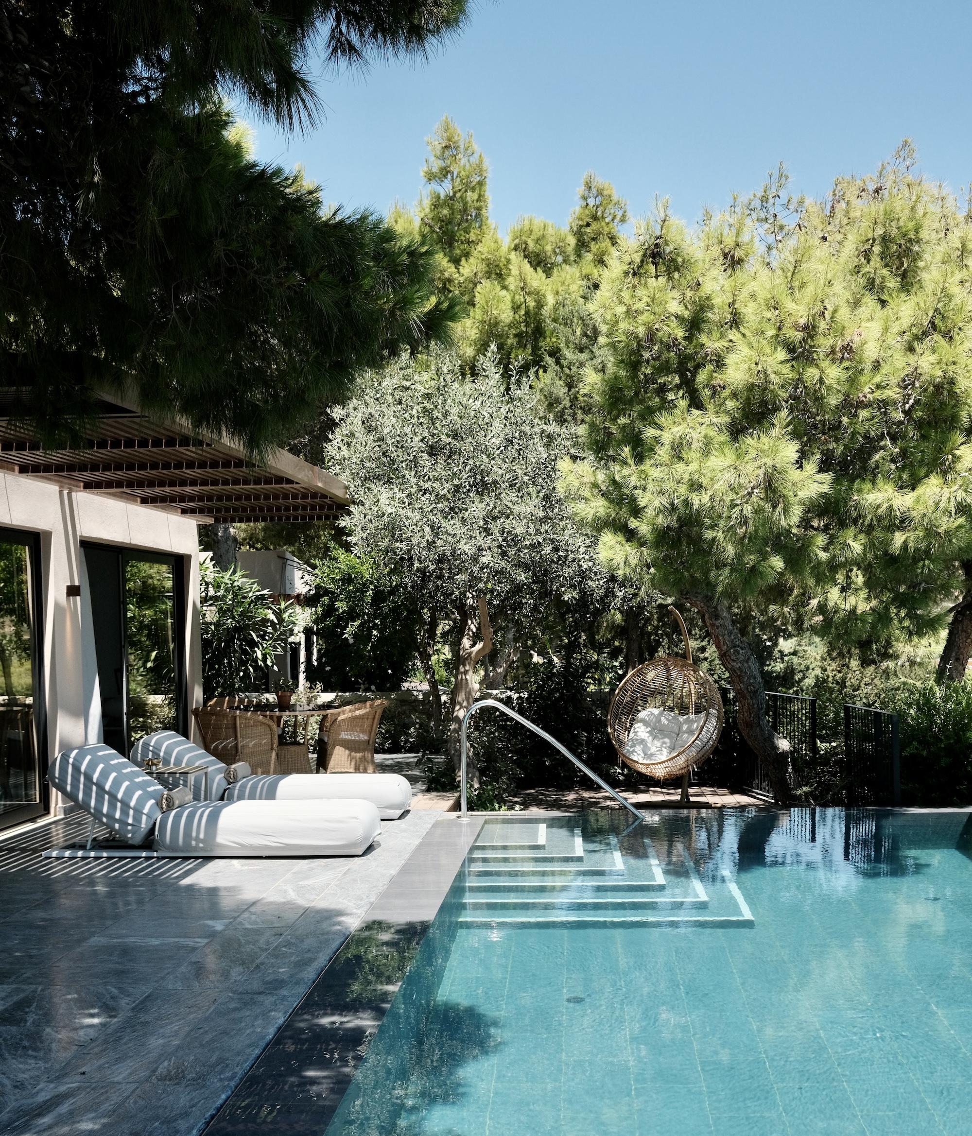Cape Sounio rooms gardens and pools