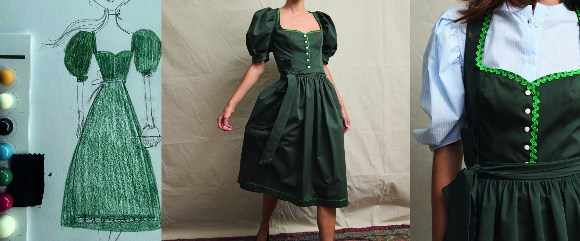 The Jasmin Khezri Dirndl Collection, exclusively for Lodenfrey