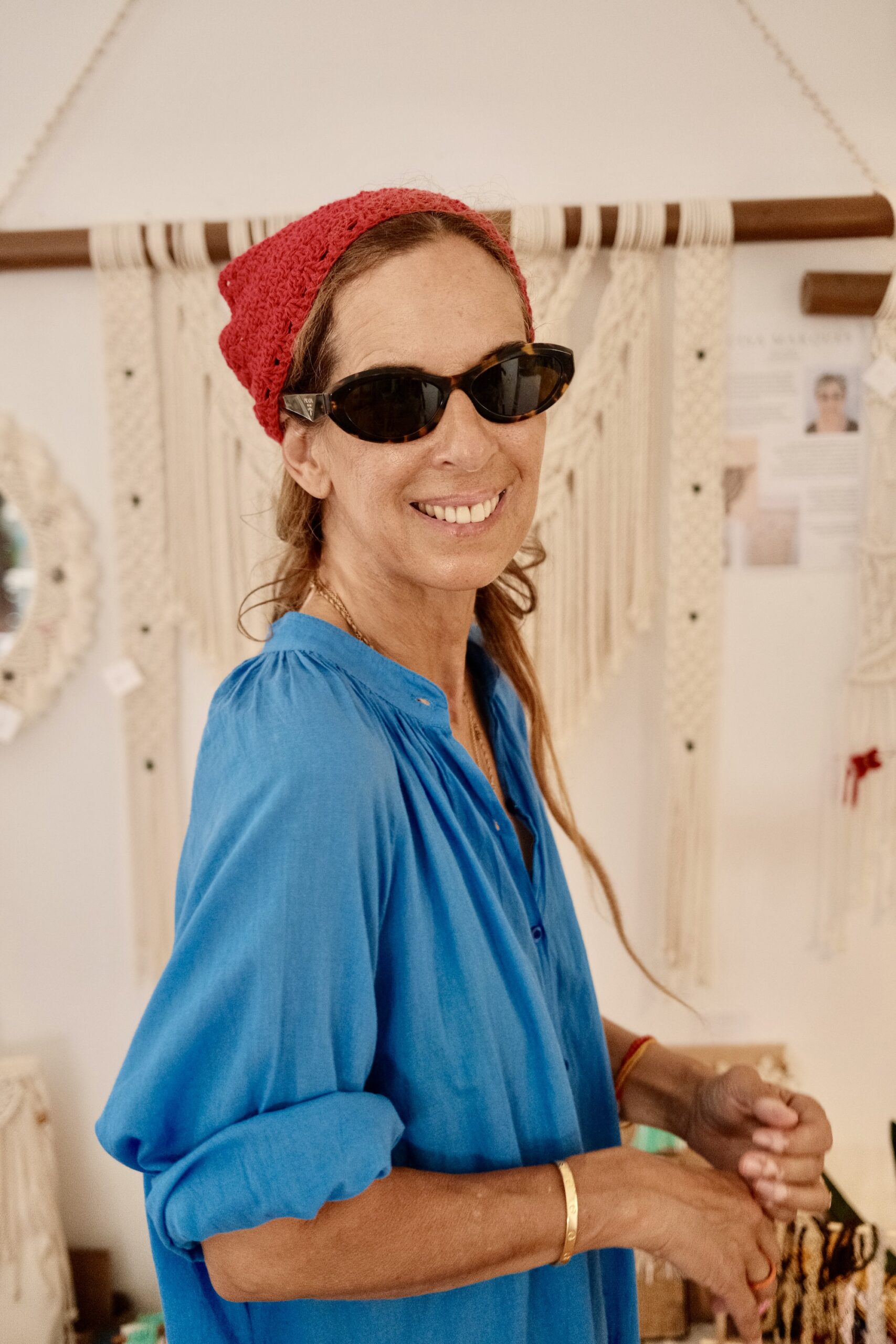 Inside the pottery and art shop in Melides village center