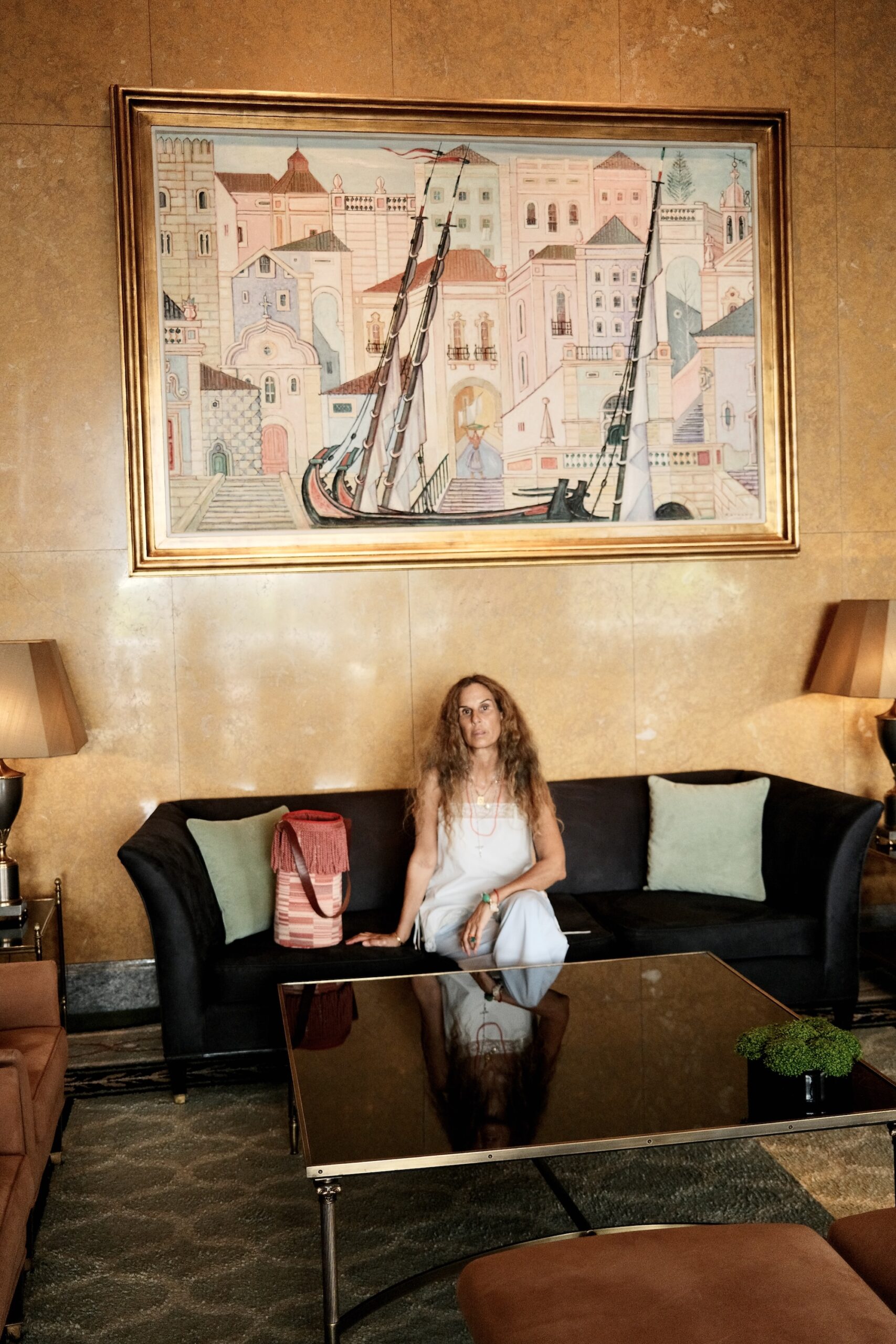 Lobby of the Four Seasons Hotel Ritz Lisbon