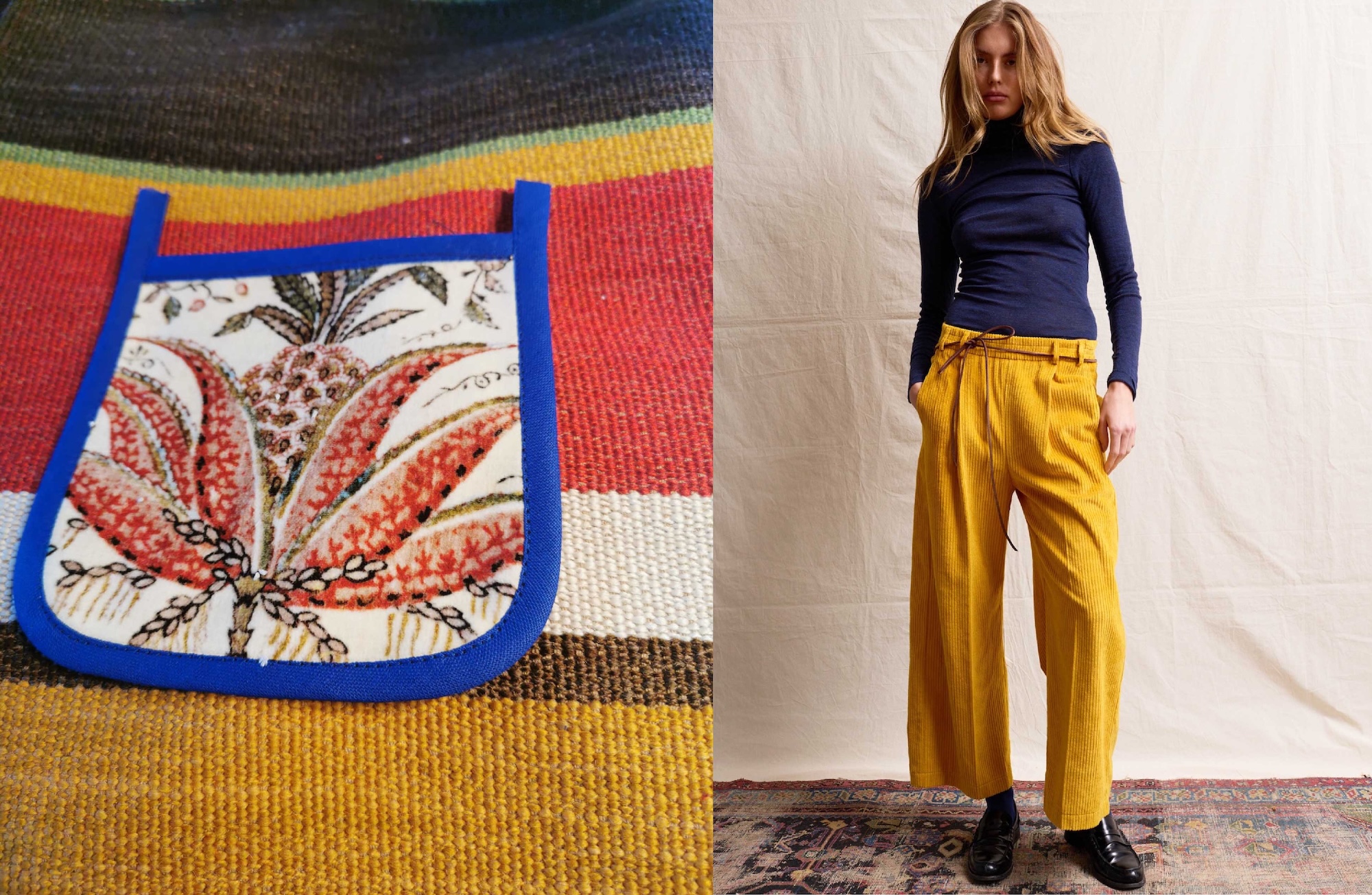 Marseille Pants Mustard, Jasmin Khezri Collection Fall/Winter 2026