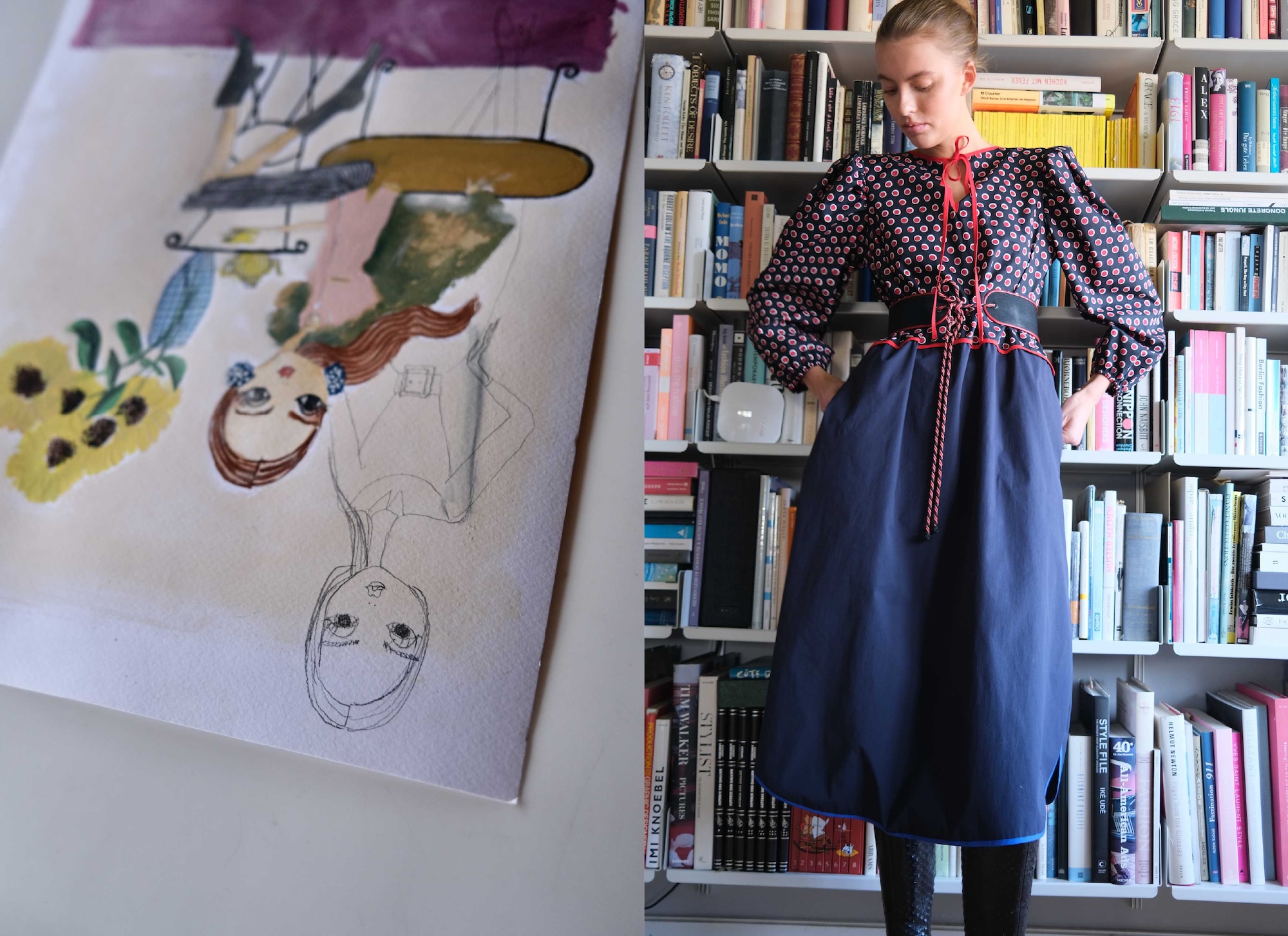 Red Dot Gilda, Jasmin Khezri Collection Fall/Winter 2026