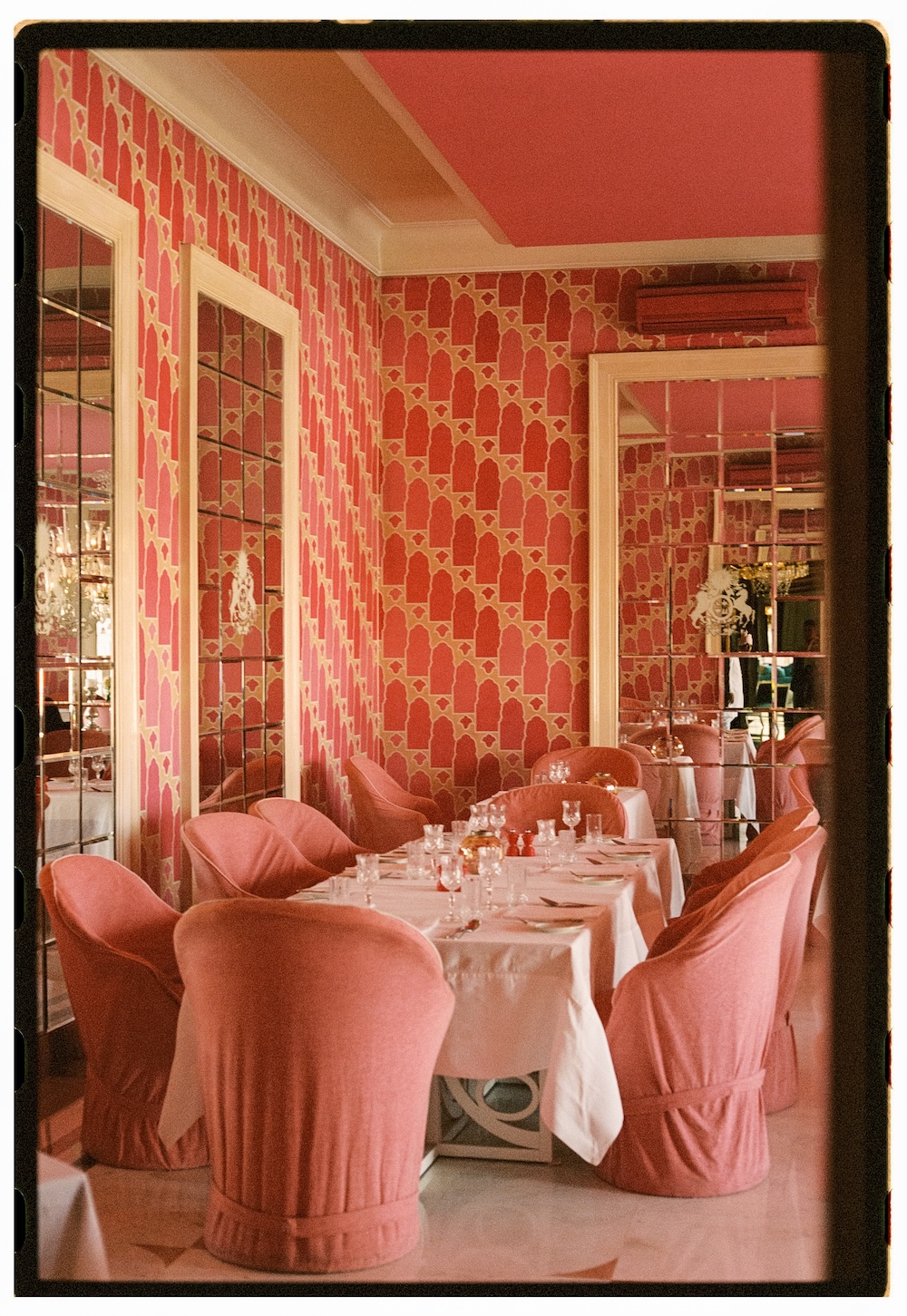 51 Shades of Pink restaurant at Rajmahal Palace RAAS Jaipur